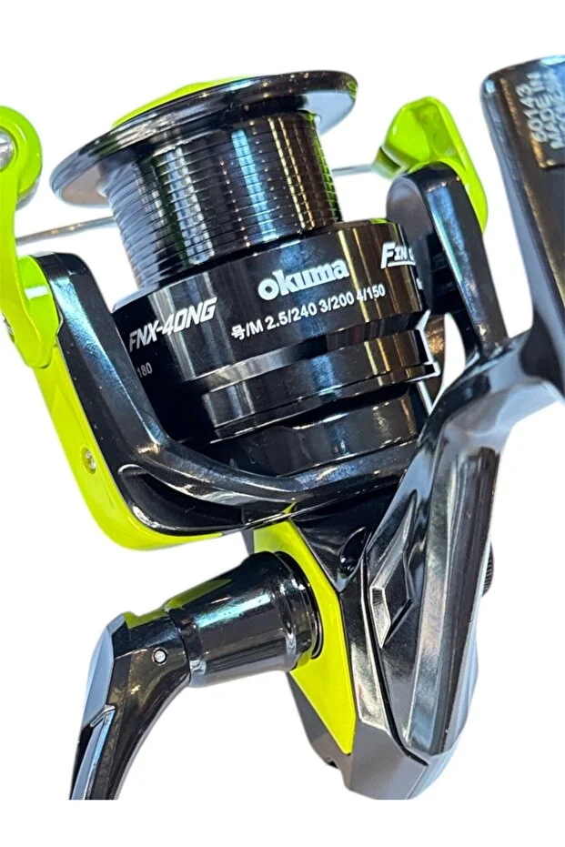 Okuma Fın Chaser 4000 270cm 20-40gr Remixon Double Black Turna Spin Olta Takımı Seti